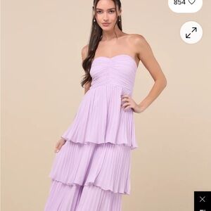 Lulus Tiered Maxi Dres